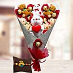 Rakhi with Tender Hug