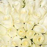 101 White Roses Beauty Bouquet