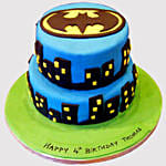 2 Tier Batman Red Velvet Cake