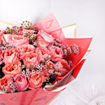 24 Premium Garden Roses for Valentines