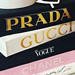 كيكة ماركات فاخرة بالفانيليا