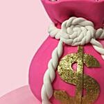 ‏كيكة النقود بنكهة الشوكولاتة