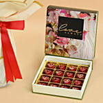 باقة 50 وردة حمراء أنيقة جداً مع شوكولاته