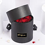 6 Red Preserved Roses Box
