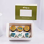 A Sweet Celebration for the Best Boss Vanilla Cupcake