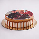 Anniversary Butterscotch Photo Cake Half Kg