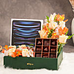 Apple ipad Pro 12.9 Inch Wifi 256GB Space Grey With Flowers and Chocolates