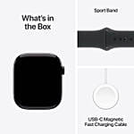 Apple Watch Series 10 42mm Sports Band Jet Black