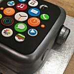 Apple Watch Theme Cake Marble