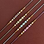 Aura Beadwork Rakhi Set Of 2