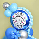 Baby Boy Balloons with Chocolate