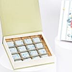 علبة شوكولاتة للمولود | أزرق