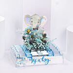 Baby Boy Joy Chocolate Tray