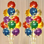 مجموعة بالونات مع ضوءLED