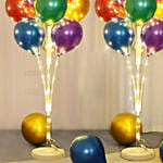 مجموعة بالونات مع ضوءLED