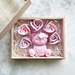 Bear Rose Soap Bouquet