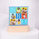 Beautiful Rakhi and LED Lamp Combo