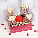 Because You Stole My Heart Box of Roses And Cake