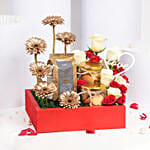 Because You Stole My Heart Box of Roses And Cake