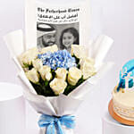 Best Dad Ever Bouquet With Cake