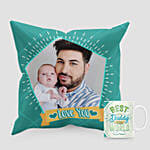 Best Daddy Personalised Cushion And Mug