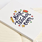 هدايا يوم المعلم - دفتر ملاحظات مطبوع مسبقاً