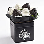 Best Wishes Strawberry Arrangement