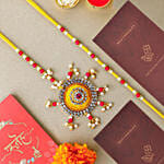 Bhaiya Bhabhi Beads Rakhi N Chocolates