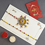 Bhaiya Bhabhi Beads Rakhi N Rasgulla Delight