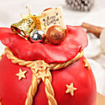 Christmas Gift Bag Cake