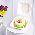 Birthday Floral Bento Cake With Flowers