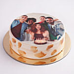 Birthday Special Caramel Photo Cake 1.5 Kg