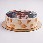 Birthday Special Caramel Photo Cake Half Kg