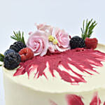 Birthday Surprise Designer Marble Cake