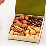 Birthday Wish Carnations Bouquet And Sweet Box