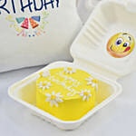 Birthday Wish Lunchbox Chocolate Cake Mug N Cushion