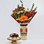 Birthday Wishes Flowers With Cakes