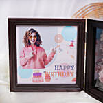 Birthday Wishes Preserved Flowers Frame