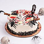 Bloody Web Of Terror Red Velvet Cake 4 Portion