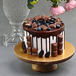 مزهرية ورود أمنيات مع كيكة