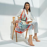 Blooms of The Palm Scarf By Lumena Maison