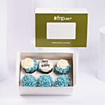 Blossoms of Celebration Red Velvet Cupcake