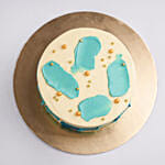 Blue Accents Chocolate Cake One Kg