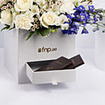 Blue and White Blooms Basket