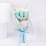 Blue Roses and Rochers Bouquet