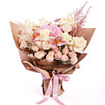 Blush N Ivory Elegance Bouquet