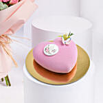 Blushing Pink Bouquets With Cake