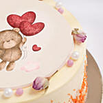 Blushing Romance Vanilla One Kg Cake