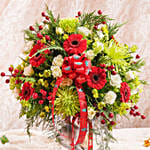 Bright and Shine Flowers Vase