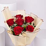 Bunch Of Ravishing Red Roses